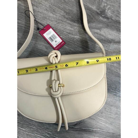 Vince Camuto Snap Shoulder Bag VC-JAIYA-CB  Warm Vanilla Color Leather NWT $188 - Picture 6 of 14
